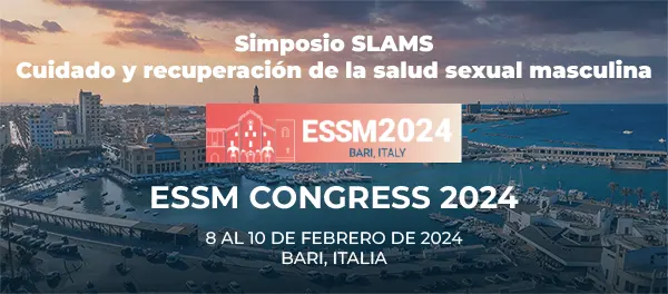 Simposio SLAMS "Cuidado y recuperación de la salud sexual masculina" ESSM Congress 2024. 8 al 10 de febrero de 2024