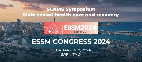 SLAMS Symposium "Male Sexual Health Care and Recovery" ESSM Congress 2024. February 8-10, 2024. Bari, Italy